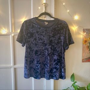 SOLD! A New Day navy velvet top